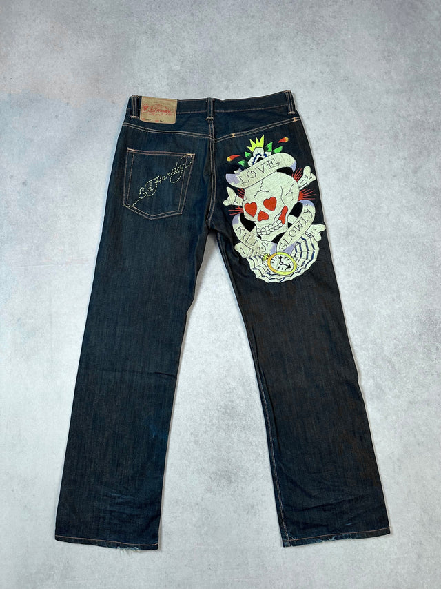 Ed Hardy Skull Jeans (34/32)