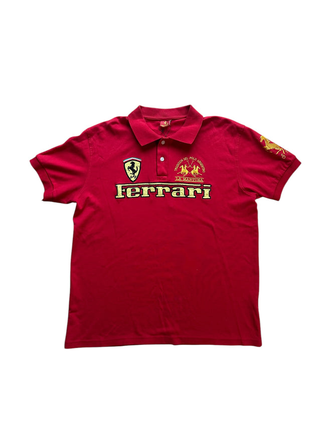 Vintage Ferrari Polo Shirt (L)