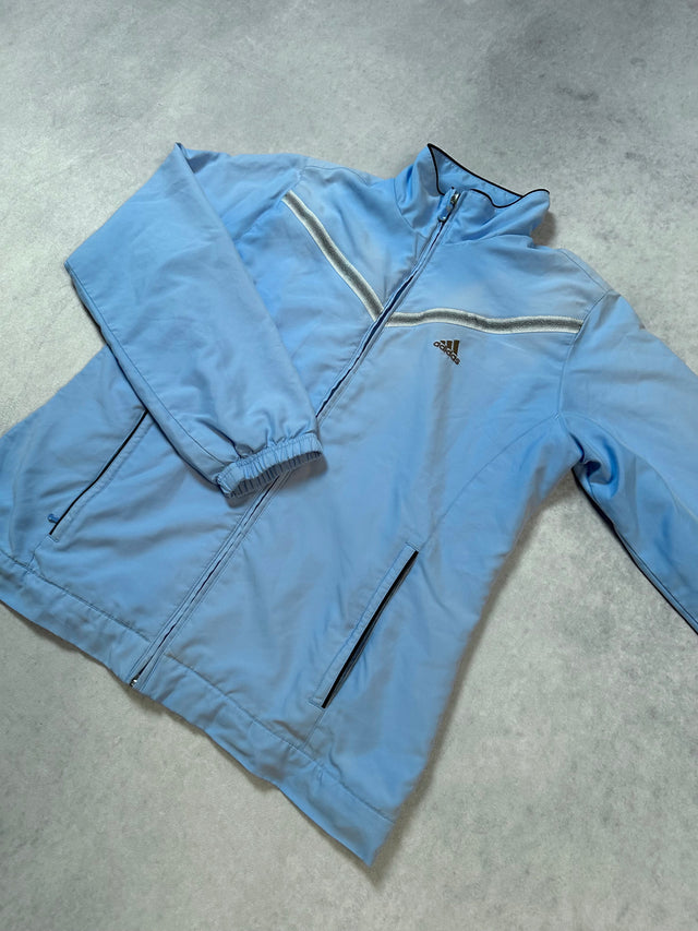 Babyblue Adidas Trackjacket (S-M)