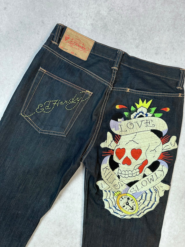 Ed Hardy Skull Jeans (34/32)